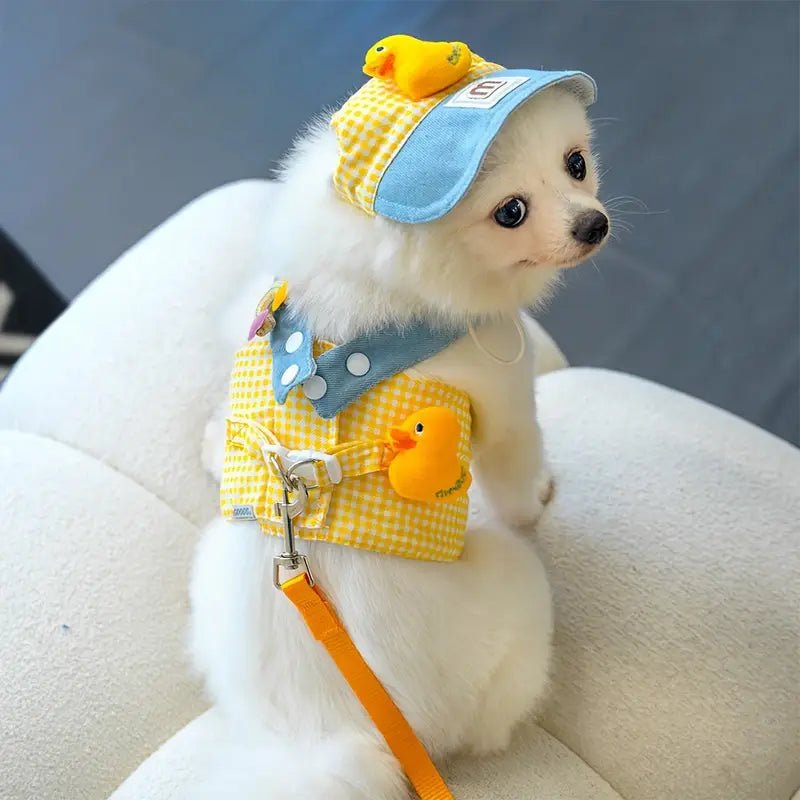 Duck Frog Dog Harness and Leash Set for Pets - Mumzar