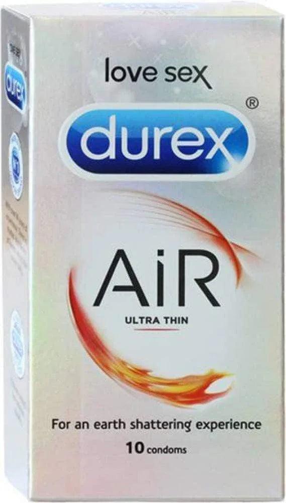 Durex Air ultra thin condoms, 10-pack box with Air Ultra Thin graphic