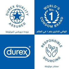Durex quality assured and world’s No. 1 condom brand badges with responsible sourcing