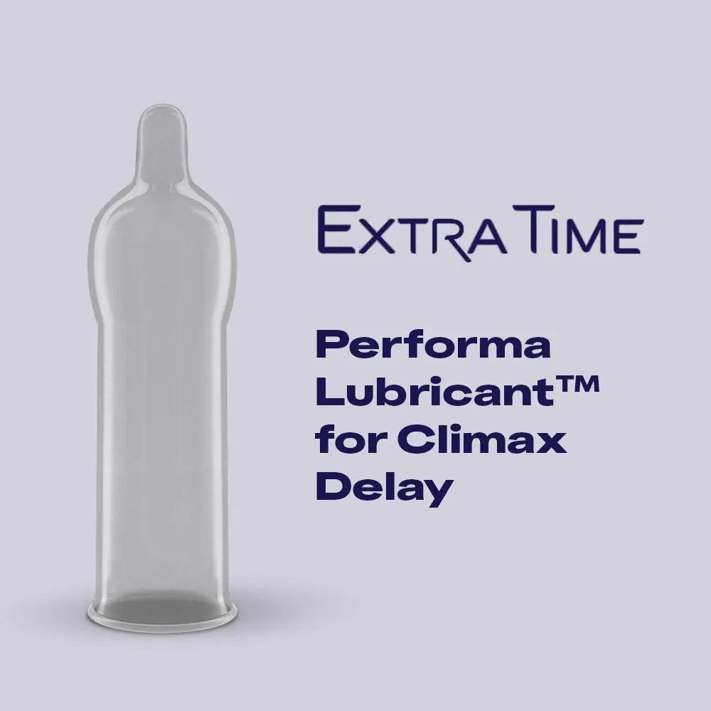 Condom with smooth, straight shape
