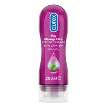 Durex Play massage gel 2 in 1 soothing aloe vera, purple bottle, 200 ml