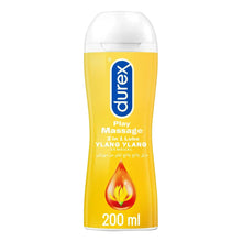 Durex Play Massage 2 in 1 lubricant bottle, yellow, 200 ml