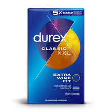Condom box Classic XXL Extra Wide Fit, 12 latex condoms