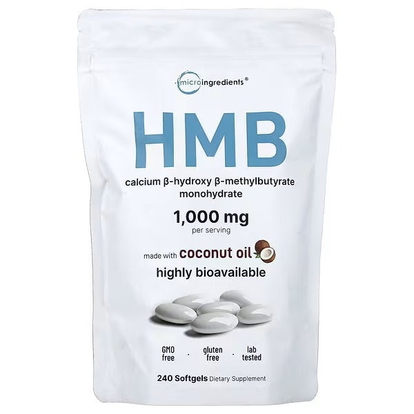 Micro Ingredients, HMB, 240 Capsules