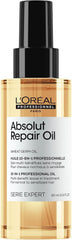 L’Oréal Professionnel, Absolut Repair Hair Oil, Nourishing Hair Oil for Dry and Damaged Hair, Anti-Frizz Hair Oil for Shine & Smoothness, With Wheat Germ Oil, SERIE EXPERT, 90ml