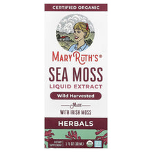 MaryRuth's sea moss liquid extract herbal supplement bottle, 1 fl oz