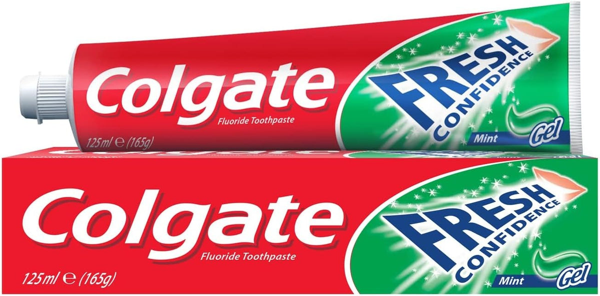 Colgate Fluoride Toothpaste Fresh Confidence Mint Gel 125ml