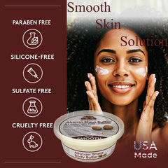 OKAY | African Shea Butter | For All Hair Textures & Skin Types | Daily Moisturizer - Soothe Irritation | White Smooth Refined | All Natural | 7.5 Oz