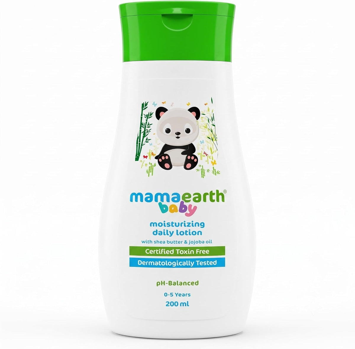 Mamaearth Moisturizing Daily Lotion for Babies | With Shea Butter & Jojoba Oil | Deep Nourishment & Hydration for Dry Skin | Hypoallergenic, Toxin-Free & Made Safe Certified | 200ml