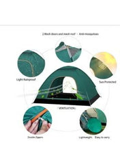 Huitich camping beach tent with easy setup beach tent for family featuring sun protection and mesh ventilation