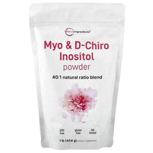 Inositol powder supplement pouch, Myo & D-Chiro blend, 1 lb (454 g)