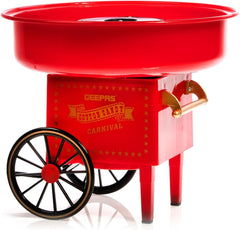Geepas-Cotton Candy Maker, Mini Candy Maker, GCM831 | Retro Style Design | Great Gift for Birthday Parties, Children's Day and Christmas Day | Colour Candy