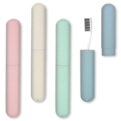 NEXCURIO 4 Pack Travel Toothbrush Case, Anti Bacterial Portable Toothbrush Storage Box - Toothbrushes Holder for Travel, Home, School, Camping