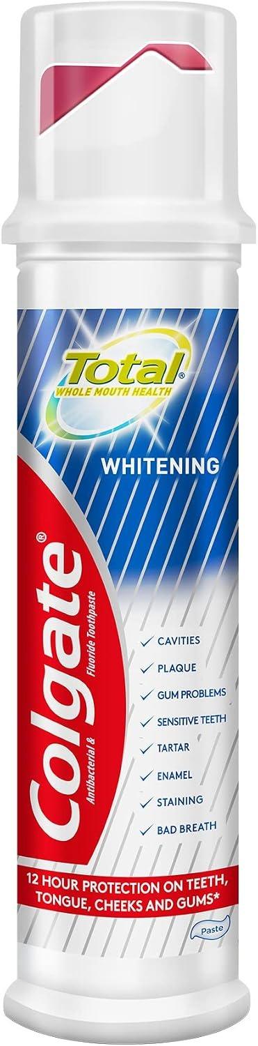 Colgate Total Advanced Teeth Whitening Toothpaste Pump - 100ml