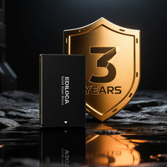 Ediloca 2TB SSD SATA III internal hard drive with 3 years warranty badge on reflective surface