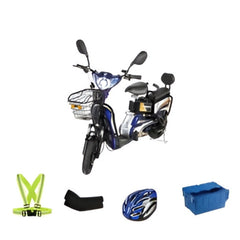 Winner sky electric blue kids bike 14 inch with helmet basket and safety accessories set