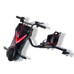 Winner sky electric drifting scooter with 360 degree rotating electric scooter feature and black lightning design