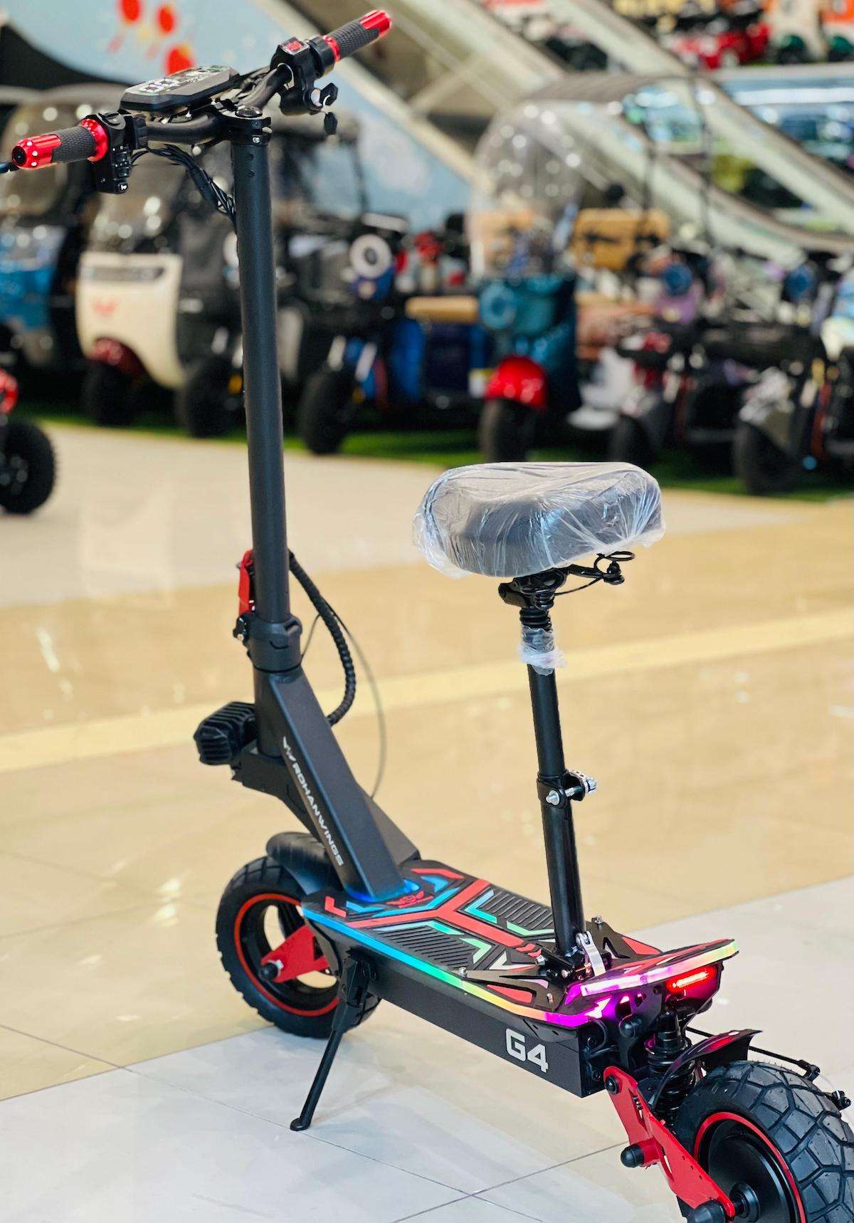 Rohan Wings G4 Electric Scooter 2000W UAE with sleek design and comfortable seat for urban commuting