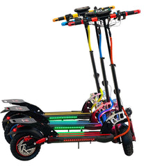 RohaN Wings Electric Scooter UAE with Colorful LED Lights and Dual Handlebars for Enhanced Control