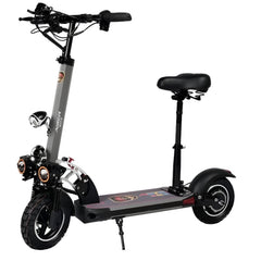 Huitich high powered electric bike for adults scooter with seat and dual front lights