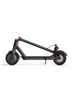 Winner sky electric scooter with 250W motor in black folded for easy portability and storage