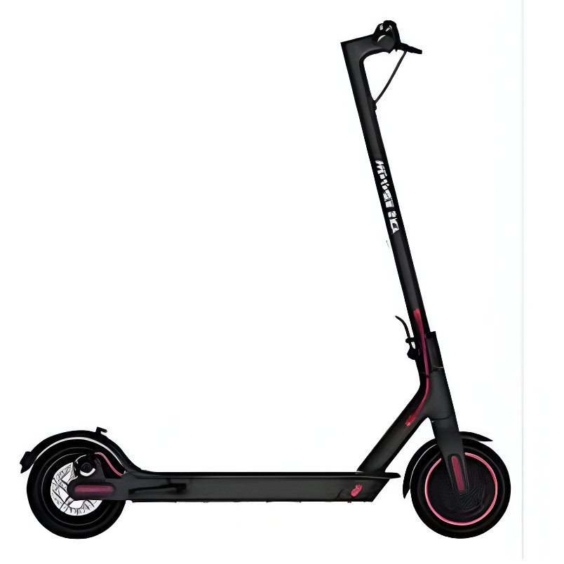 Winner Sky riding scooter black electric scooter with 250W motor and pink accents