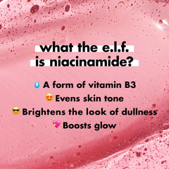 e.l.f. hydrating niacinamide face primer benefits include vitamin B3, evens skin tone, brightens dullness, and boosts glow