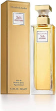 Elizabeth Arden 5th Avenue Eau de Parfum spray bottle with gold gift box