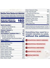 Enfagrow Premium toddler nutritional drink nutrition facts label, vanilla flavor