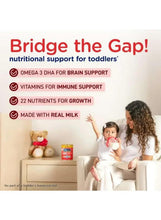 Enfagrow Premium toddler nutritional drink can on table, vanilla flavor