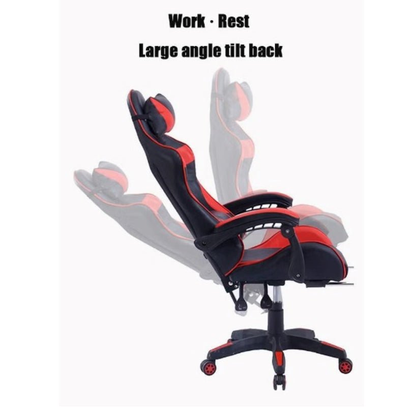 Ergonomic Gaming Chair Heavy Duty Office Chair With Headrest And Armrest - Mumzar.com