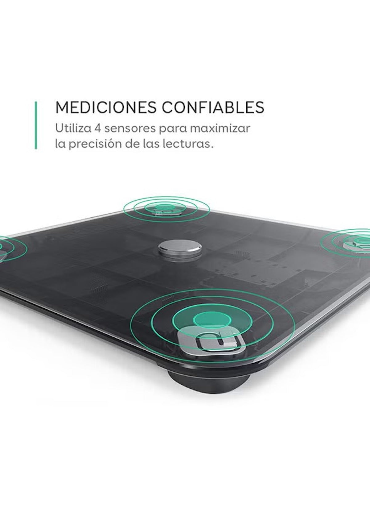 eufy Bluetooth smart body scale with four sensors for accurate measurement readings