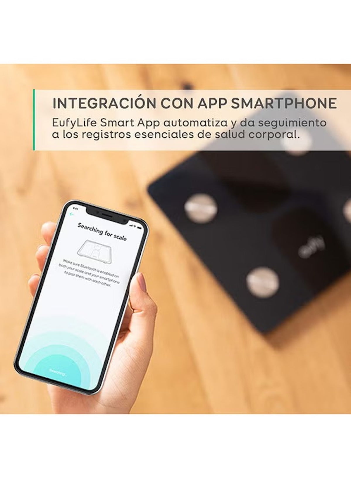 Eufy Bluetooth Smart Body Scale with smartphone app integration for health tracking