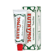 Euthymol Original toothpaste box with toothpaste tube, 75 ml