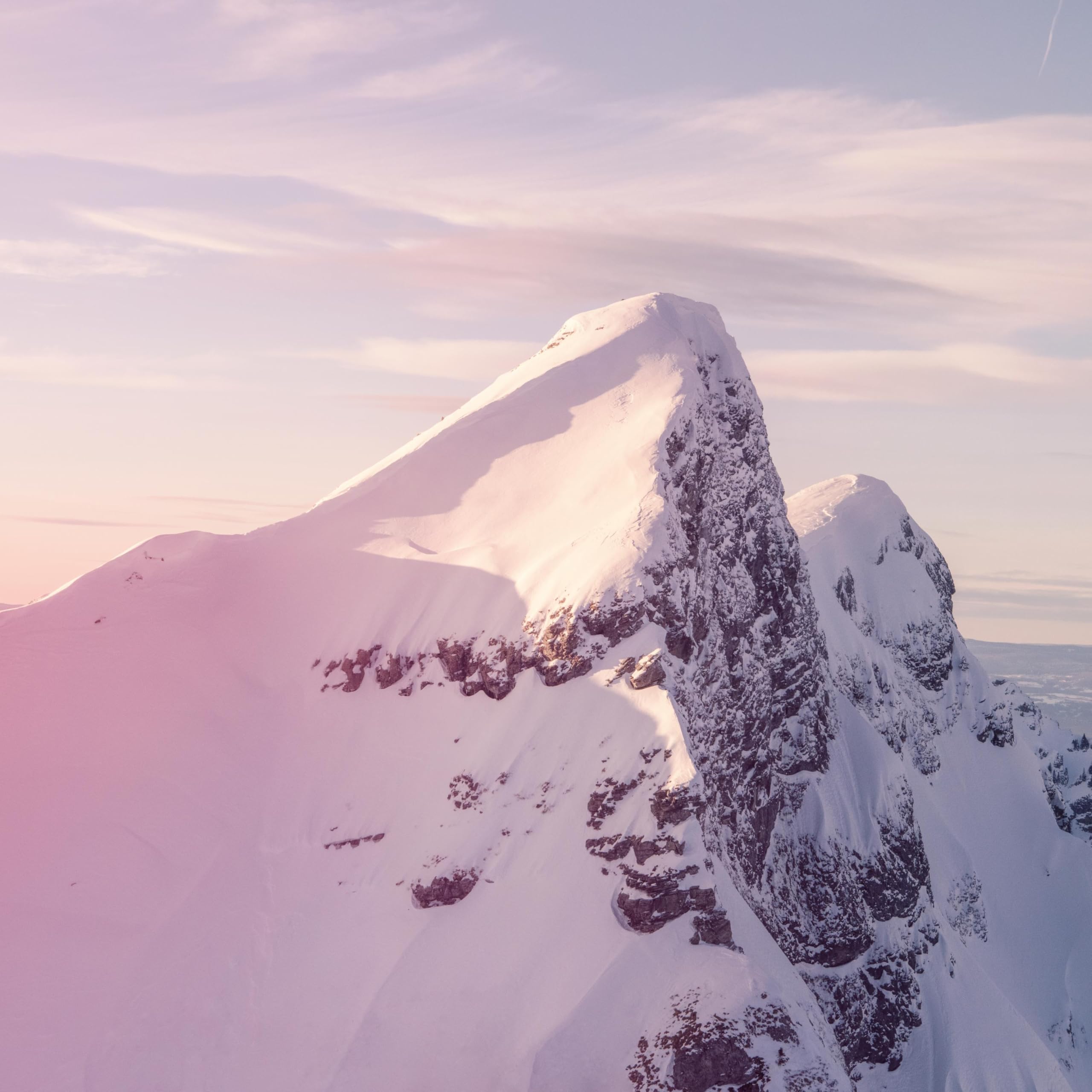 Evian facial spray 5 oz inspired by pure mountain spring water with snowy peak background