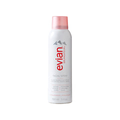 Evian facial spray 5 oz hydrating mineral water mist in white and pink bottle