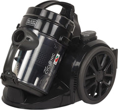 BLACK+DECKER Multi-Cyclonic Bagless Vacuum Cleaner, 1480W, 1.8L Capacity, 6-Stage Filtration, Variable Speed, 143 Air Watts, 5m Cable, Includes Brushes, Powerful & Efficient, Black - VM1480-B5