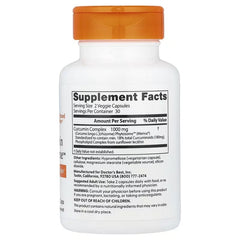 Doctor's Best, Curcumin Phytosome™, 60 Veggie Caps (500 mg per Capsule)
