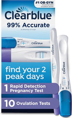 Clearblue Ovulation Complete Starter Kit, 10 Ovulation Tests and 1 Pregnancy Test
