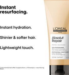 L’Oréal Professionnel, Absolut Repair Conditioner, Conditioner for Dry and Damaged Hair, Repair Conditioner for Soft and Shiny Hair, With Omega 9 and Protein, SERIE EXPERT, 200ml
