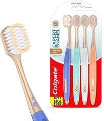 Colgate Gentle Enamel Toothbrush Combo Pack Offer, Ultra Soft Tooth brush - 4 Pcs