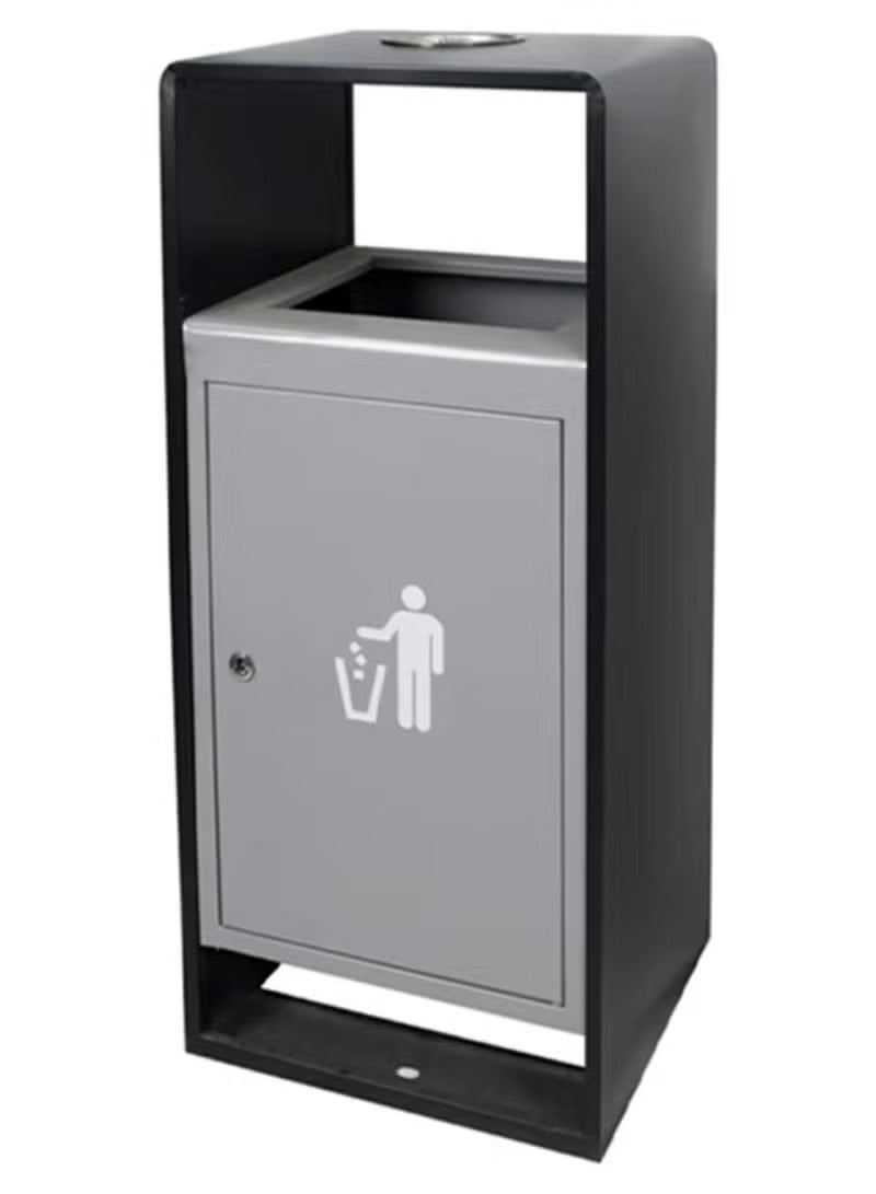 Durable Outdoor Dustbin for Home and Commercial Use Black