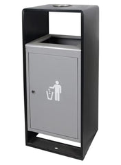 Durable Outdoor Dustbin for Home and Commercial Use Black