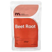 Beet root tablets supplement pouch, red Beet Root label