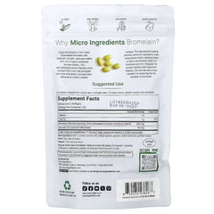 Micro Ingredients, Bromelain With Quercetin, 240 Capsules