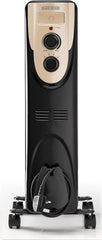 Black+Decker 2000W 9 Fin Oil Radiator Heater, Black, Or090D-B5