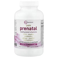 Micro Ingredients, Pure Antenatal Methylated Vitamins, 240 Vegetarian Capsules