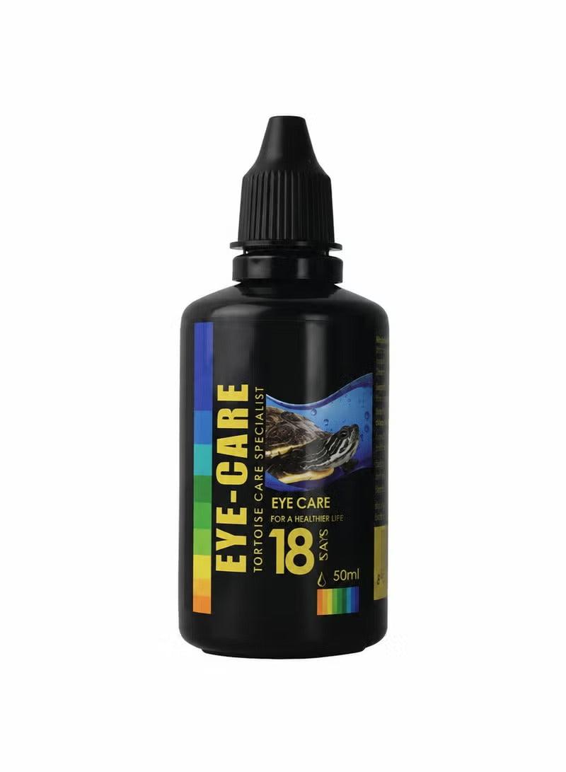 Black eye care drops bottle with pointed nozzle and childproof dropper cap