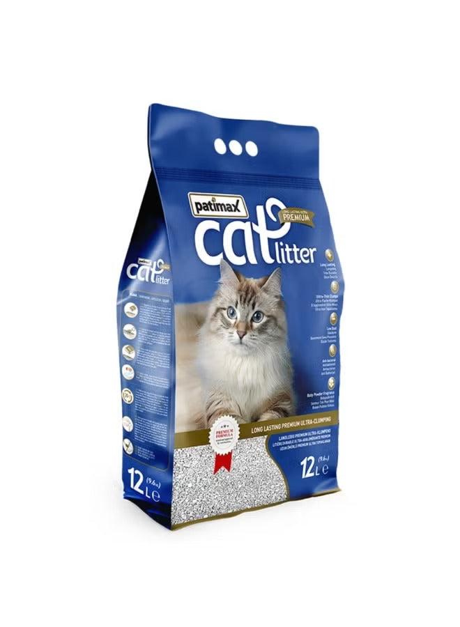 Patimax cat litter bag with lavender fragrance, 12 L, blue packaging