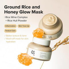 Beauty of Joseon Ground Rice and Honey Glow Mask Pore Sebum Care for Dry Sensitive Skin Korean Skin Care 150ml, 5.07 fl.oz
